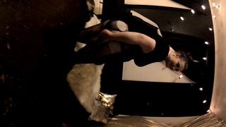 BBW farting striptease with shitty panties