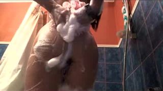 AliceWonders soapy in shower