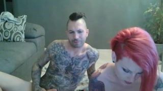 sexy tats heels fuck cum in pussy