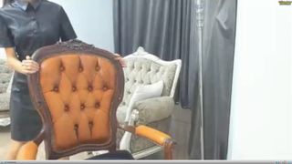 Ehotlovea Leather Dress Mostly Plays Under Panties