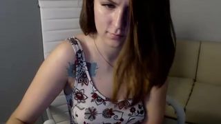 gracekiwii playing with her belly, jumping, smacking her ass in private premium video 2016-09-11