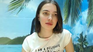 danadivaris playing with her belly, jumping, smacking her ass in private premium video 2016-09-11