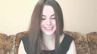 floriaymini got down on the floor and rode the hell out of her black dildo and lots of close ups in private premium video 2016-09-11