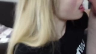 kumamonchik gives a deepthroat blowjob bj