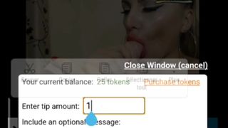 Allesya23 blowjob her dildo and finger licking