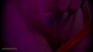 Cinnabelle 12032020 - shaved pussy close-up