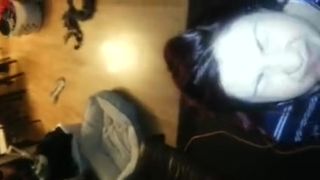 Sammie Louisberg gets a facial