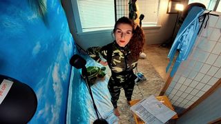 Piper Blush Army Dress