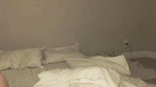 lillexie hairy pussy on bed masturbation