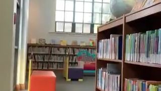 Flashing in public and fucking in the library