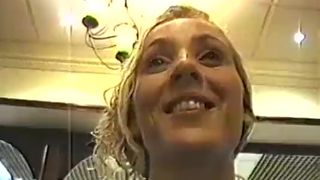 Amateur British on train