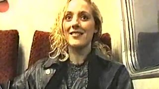 Amateur British on train