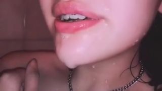 mouth fetish spit tongue 2