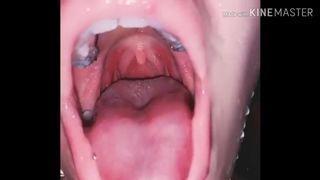 mouth fetish spit tongue 1