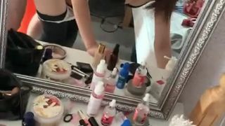 Ellieleen1 (aka ellieleen11, ellieleen, elliemayli) slapping that pussy and seductive and sexy OnlyFans private video