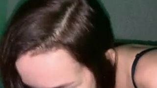 Ellieleen1 (aka ellieleen11, ellieleen, elliemayli) is licking every inch of BF cock OnlyFans private video