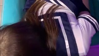 Ellieleen1 (aka ellieleen11, ellieleen, elliemayli) hitting her g spot and getting off for you OnlyFans private video