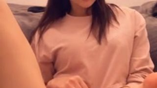 Ellieleen1 (aka ellieleen11, ellieleen, elliemayli) working that right spot and all alone and horny OnlyFans private video
