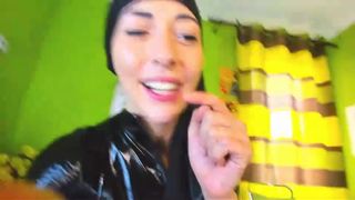 Zeira struggle with ahegao face