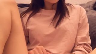 Ellieleen1 (aka ellieleen11, ellieleen, elliemayli) alone and horny and sex bomb peep show OnlyFans private video