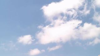 Barb cums in the pool