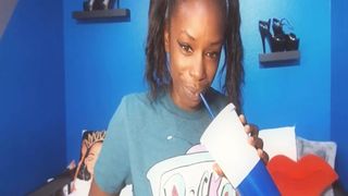 Fascinating Sexy Ebony And Her Frivolous Performance Li