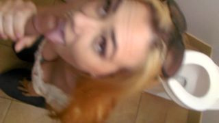 Acidalia - Bathroom BJ Tease - ManyVids