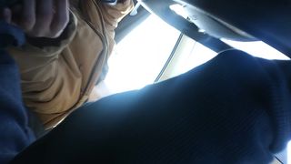 Sucking my neighbors dick while his gf is out