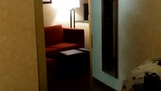 Hotel room with tattooed kinky girl -anal