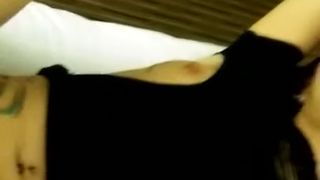 Hotel room with tattooed kinky girl -anal
