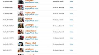 My Private Show List ;).