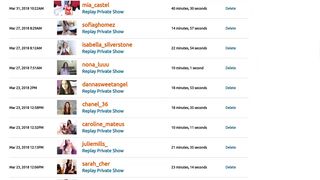 My Private Show List ;)