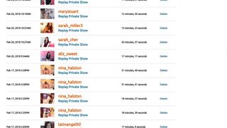 My Private Show List ;)