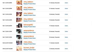 My Private Show List ;)