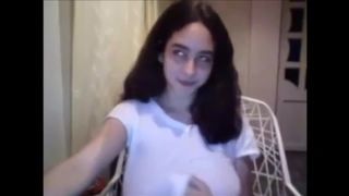 Dreianova shows her beautiful tits