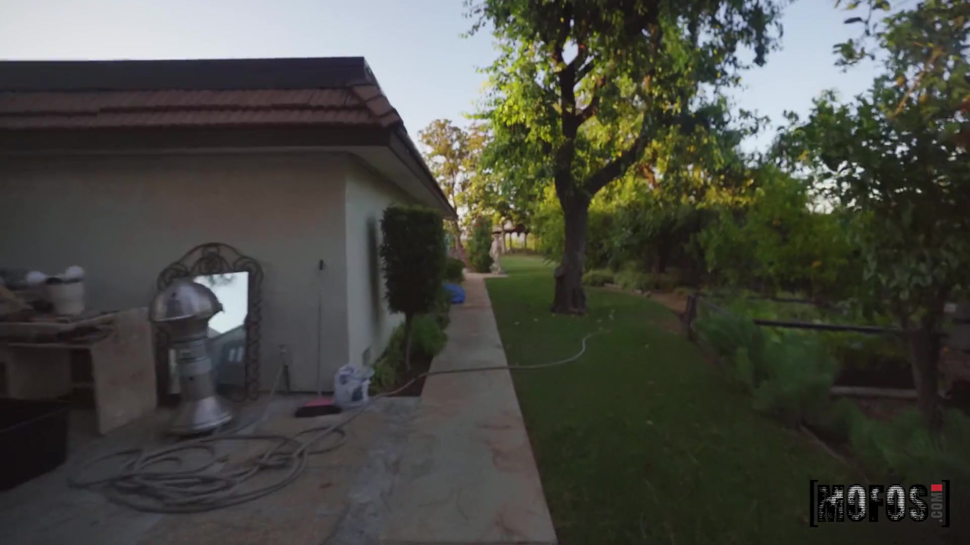 Perv Gardener Catches Teen Karla Kush Naked in the pool