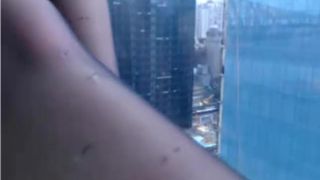 GingerOneil at the window