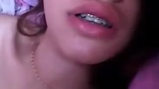 Asian masturbate with carrot