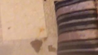 Naomi shooting her dirty enema on the floor