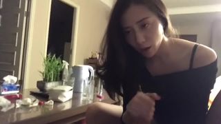 Asian Girlfriend Oral Swallow 2