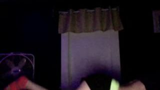 SuzySmartz tease on bed with hot shorts
