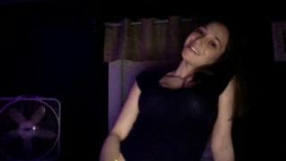 SuzySmartz tease on bed with hot shorts