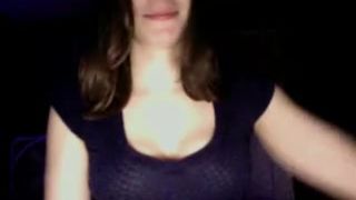 SuzySmartz tease on bed with hot shorts