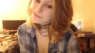 thefleshexperience, redhead, vibrator, masturbating, sm