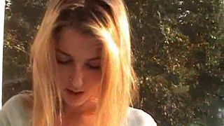 Cute Kylie in Sunlight.  Wait until the Tenth Video!