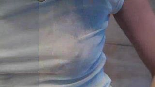 Cute Kylie in SeeThrough.  Wait until the tenth video!