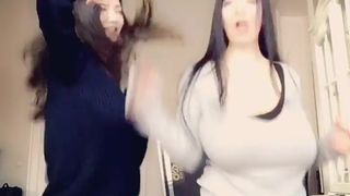 Anri and Hitomi dancing