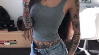 Alex showing amazing tits