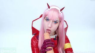Lana Rain - Zero Two Blowjob