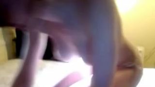 Forestnymph playing witch ice